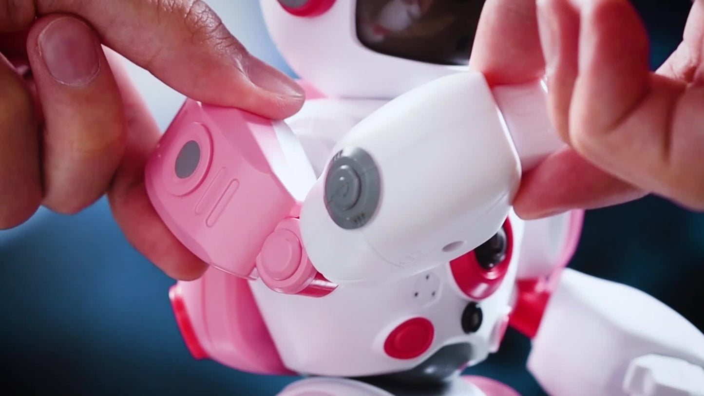 Gesture Control RC Robot Toy for Kids, Voice Recording, Programming, EMO LED Infrared Intelligent Interactive Robot