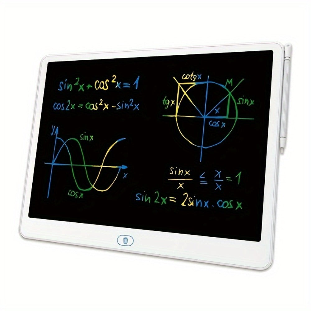 LCD Doodle Board 16 Inch with Stand, Flexible Screen Eye Protection, Portable Educational Drawing Toy for Kids & Adults
