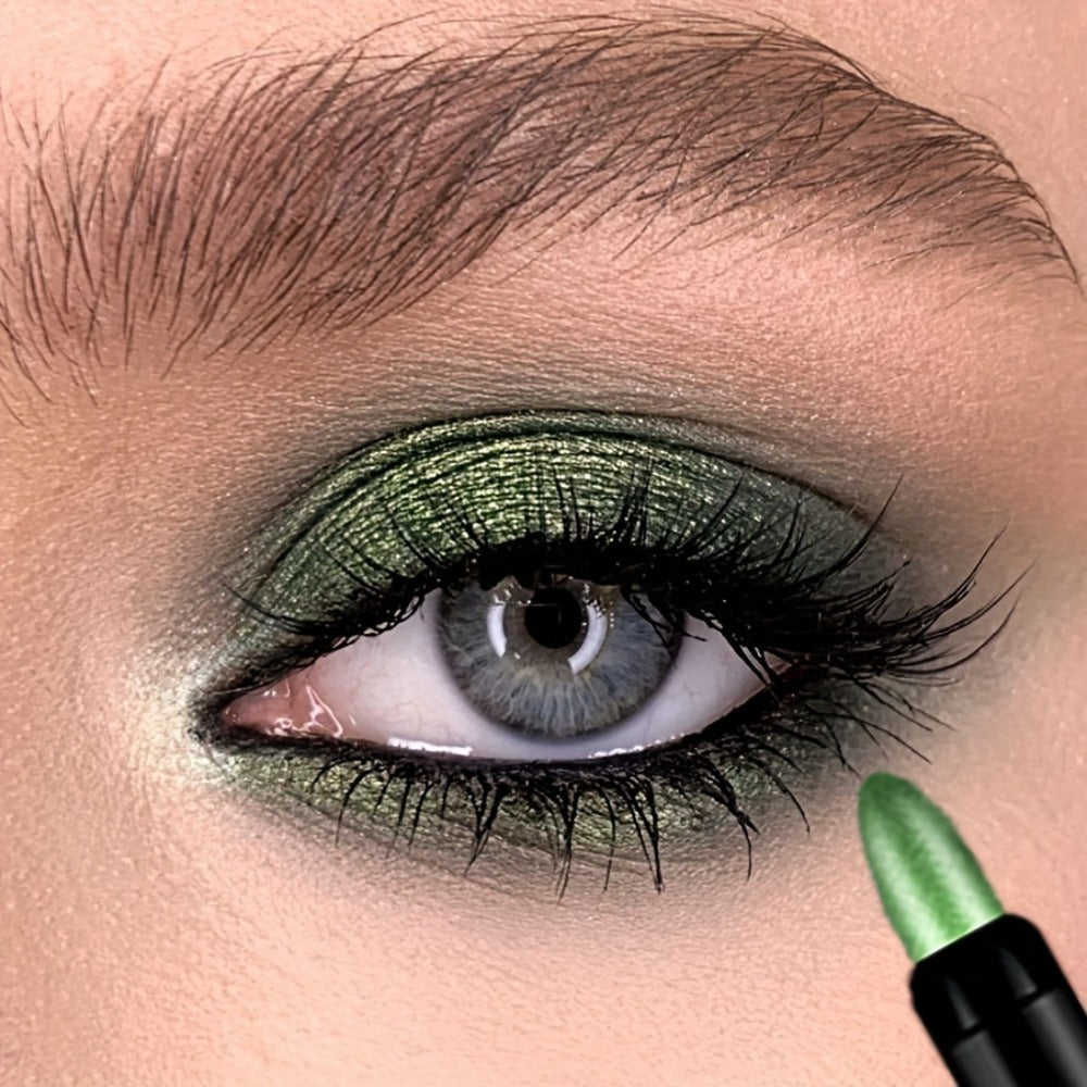 Smoky Eye Shadow Pen Set 10 Colors, Waterproof Rotating Eyeshadow Stick with Pearlescent & Matte Finishes