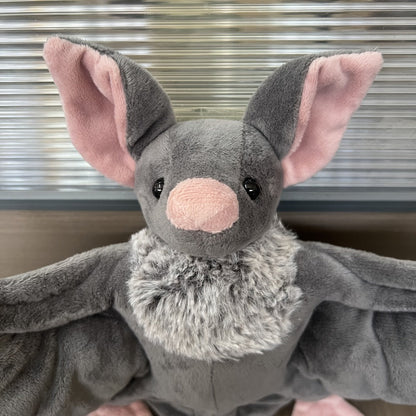 Giant Bat Plush Stuffed Animal 23 Inch Wingspan Grey Spooky Bat Toy with the Listed Color, Size or Set Options for Everyday Use