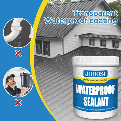 Sealant Liquid Glue 32oz 1KG Leak Agent, Indoor Outdoor Coating for Roof Basement Wall Pipe Crack Sealing