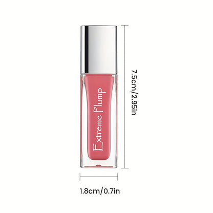 Lip Gloss for Women, Water Gloss Non-Sticky Formula, Sheer Nude Pink Shimmer Tint, Sweatproof Smooth Comfortable Wear