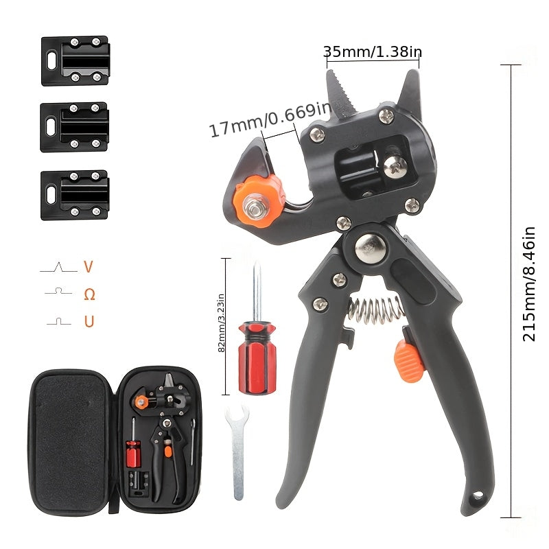 Grafting Pruning Shears Professional Garden Grafting Tool, Branch Cutter Secateur & Grafting Scissors for Fruit Tree Vaccination