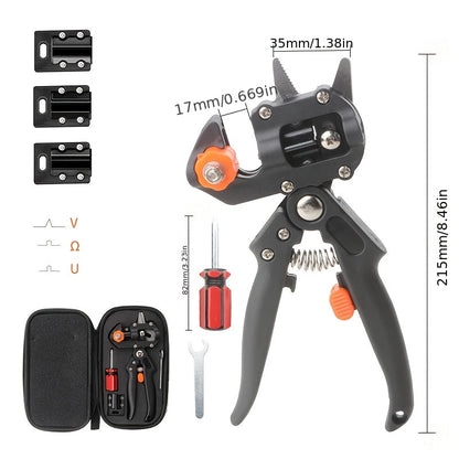 Grafting Pruning Shears Professional Garden Grafting Tool, Branch Cutter Secateur & Grafting Scissors for Fruit Tree Vaccination