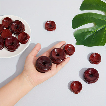 Crystal Sphere Stands 24pcs 3 Sizes, Wood Ball Holder Display Stand for Crystal Balls Eggs Gemstone Rocks