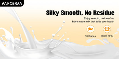 Nut Milk Maker Machine One-Touch - Multifunctional Plant-Based Milk Blender for Homemade Almond, Oat