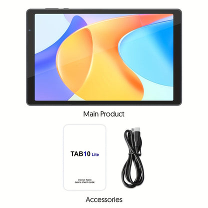 Android Tablet 10-Inch Pink with Android 12, Quad-Core CPU, IPS Touchscreen and Dual Cameras