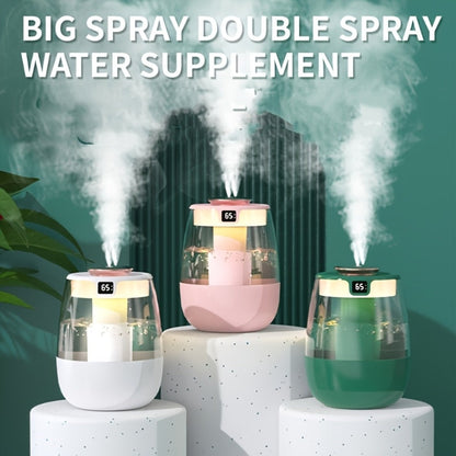 Ultrasonic Humidifier for Bedroom Desktop 1300ml Large Dual Spray Quiet Operation 10H Runtime for Entryways, Bedrooms and Living Spaces