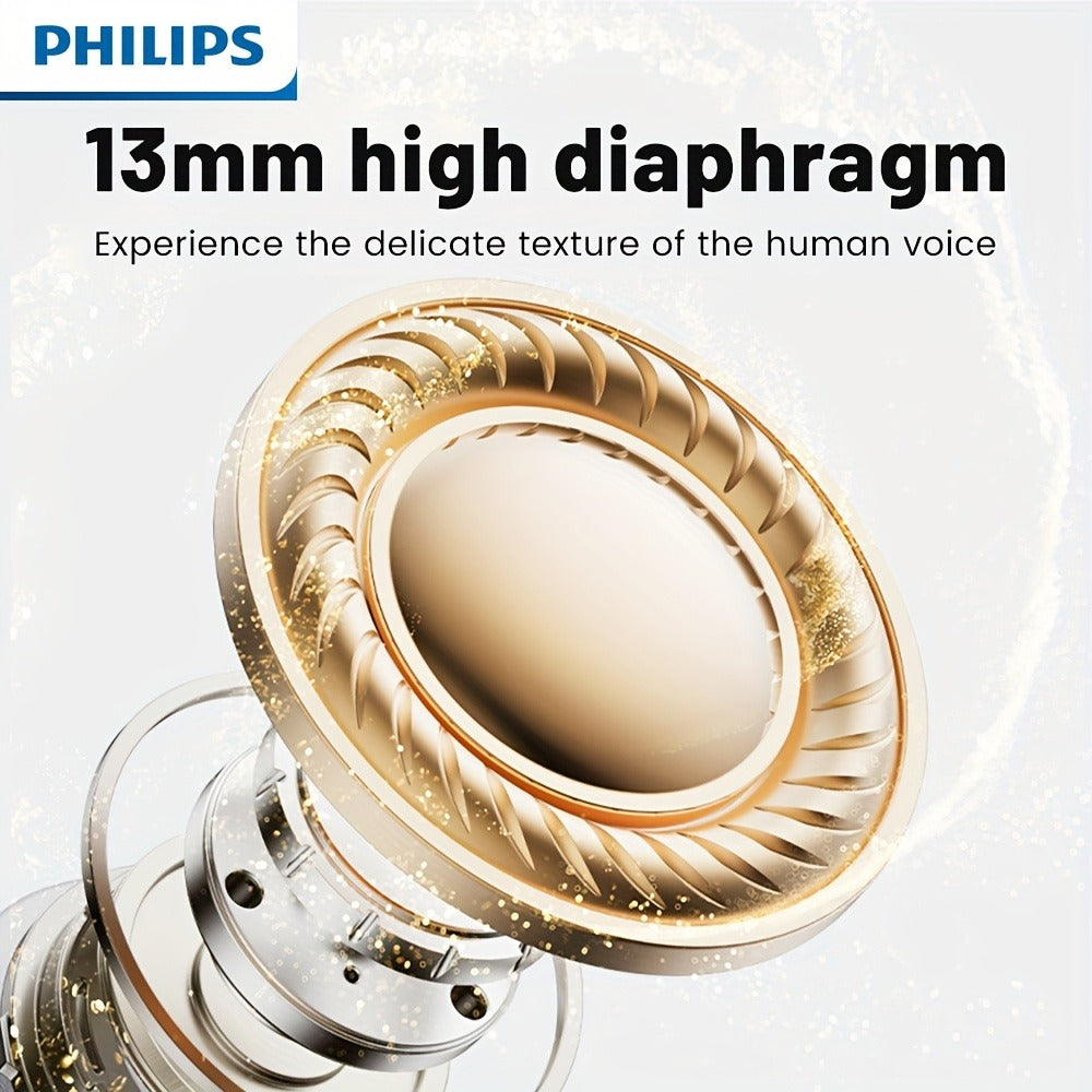 True Wireless Earbuds Philips In-Ear Stem Set with 18-Hour Listed Battery Life, Smart Tap Controls and Two Colors
