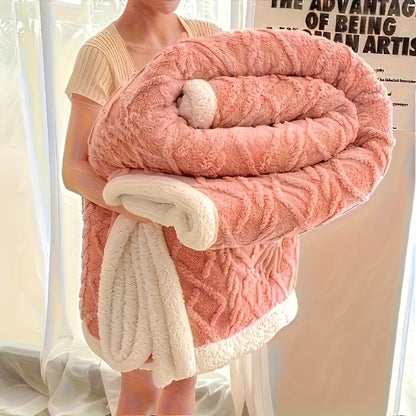 Taffeta Blanket Double-Sided, Silky All-Season Sleep Blanket for Bed & Air Conditioning, 5 Colors