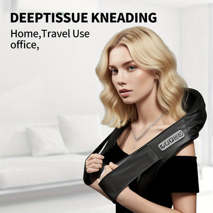 Acupressure Massager, Electric Acupoint Deep Kneading Neck & Shoulder Massager for Back, Waist, Legs