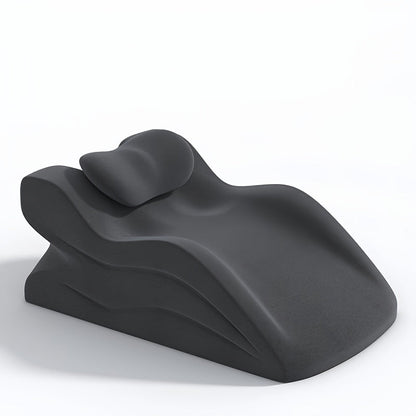 Bed Pillow Contoured Memory Foam Reading Cushion with Removable Washable Cover in Seven Colors
