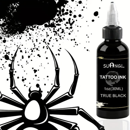 Tattoo Ink Black and White 1.01oz Bottle Options with Single, Two-Bottle and Mixed Color Sets