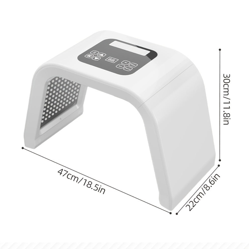 7 Color LED Skin Care Device Photon Therapy Spectrometer Wrinkle Acne Treatment Face for Entryways, Bedrooms and Living Spaces