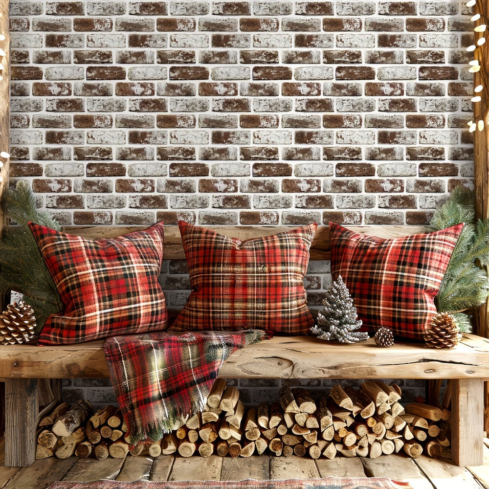 Peel and Stick Brick Wall Panels 3D Faux Brick Tiles 20 Sheets - Self-Adhesive PVC Realistic Texture