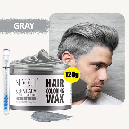 Instant Color Hair Wax 10 Shades – Temporary Hair Dye Wax Strong Hold Styling for Parties, Cosplay, Festivals & Halloween, Easy Wash Out
