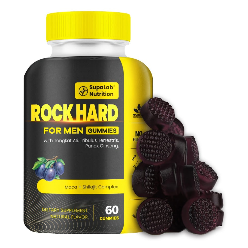 Tongkat Ali Gummies 17500mg for Men with L-Citrulline, L-Arginine & Ashwagandha - Natural Testosterone