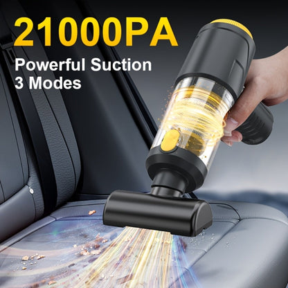 Car Vacuum Cordless 21000Pa Powerful Handheld Wireless 6000mAh USB Rechargeable for Entryways, Bedrooms and Living Spaces