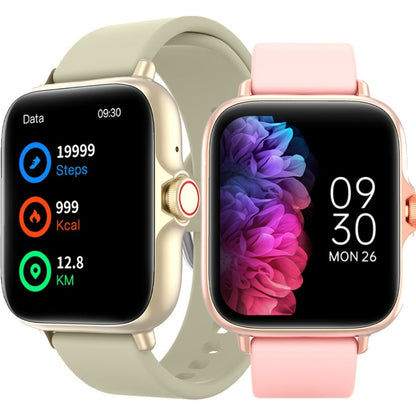 Smartwatch Large Screen with Wireless Calling & Message Alerts, Full Touch HD Display, Heart Rate, Blood Oxygen, Sleep and Stress Readouts