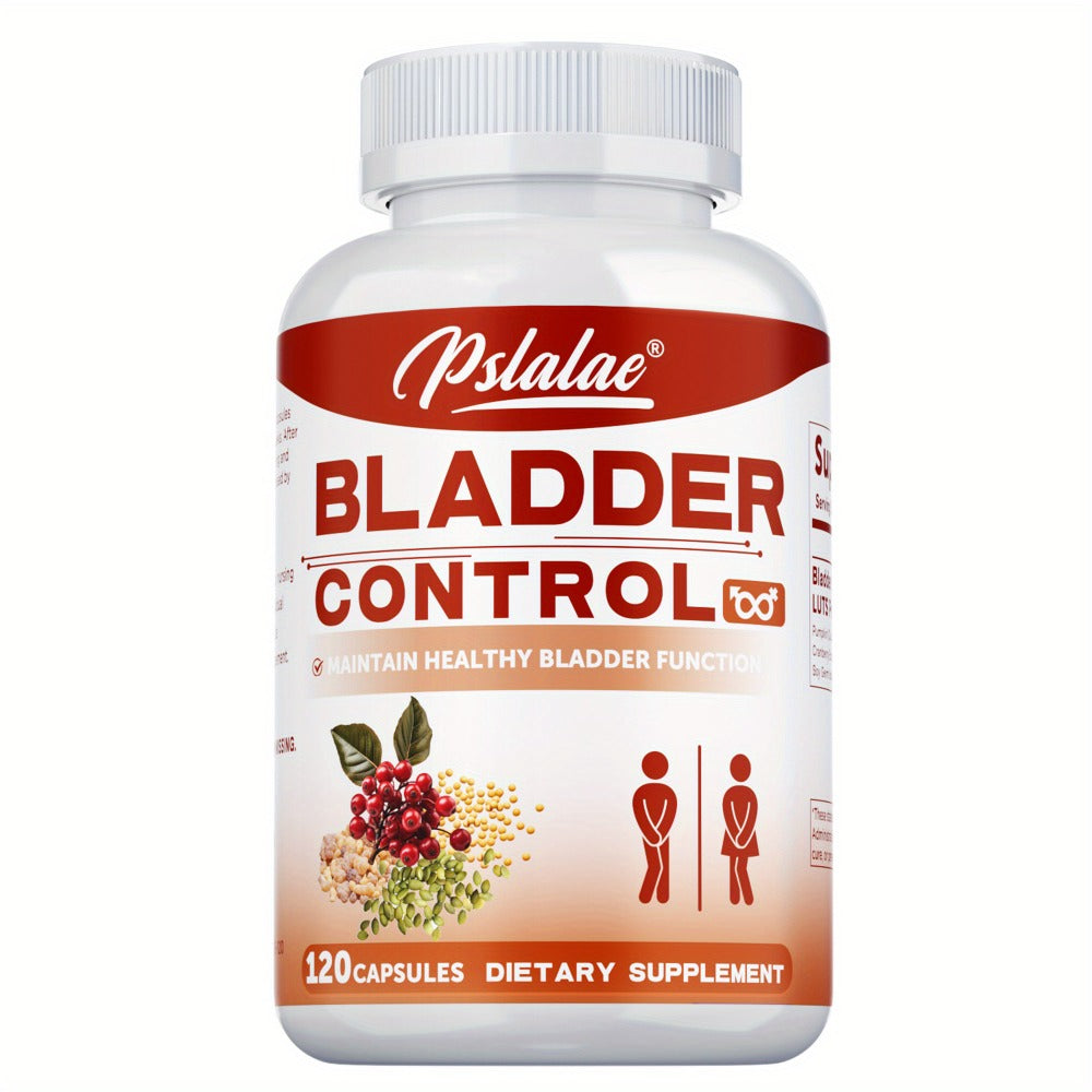 Bladder Control Capsules with Cranberry, Pumpkin Seed & Soy Germ, Urinary Tract Health & Night-time Support Supplement for Women & Men