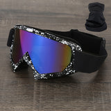 Black Frame White Dot - Colorful Lens and Headband