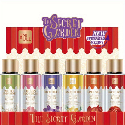 Floral Fruity Eau de Toilette Body Spray for Women 8.4oz – Long-Lasting Hair & Body Mist, 13 Scents Colorful Bottle