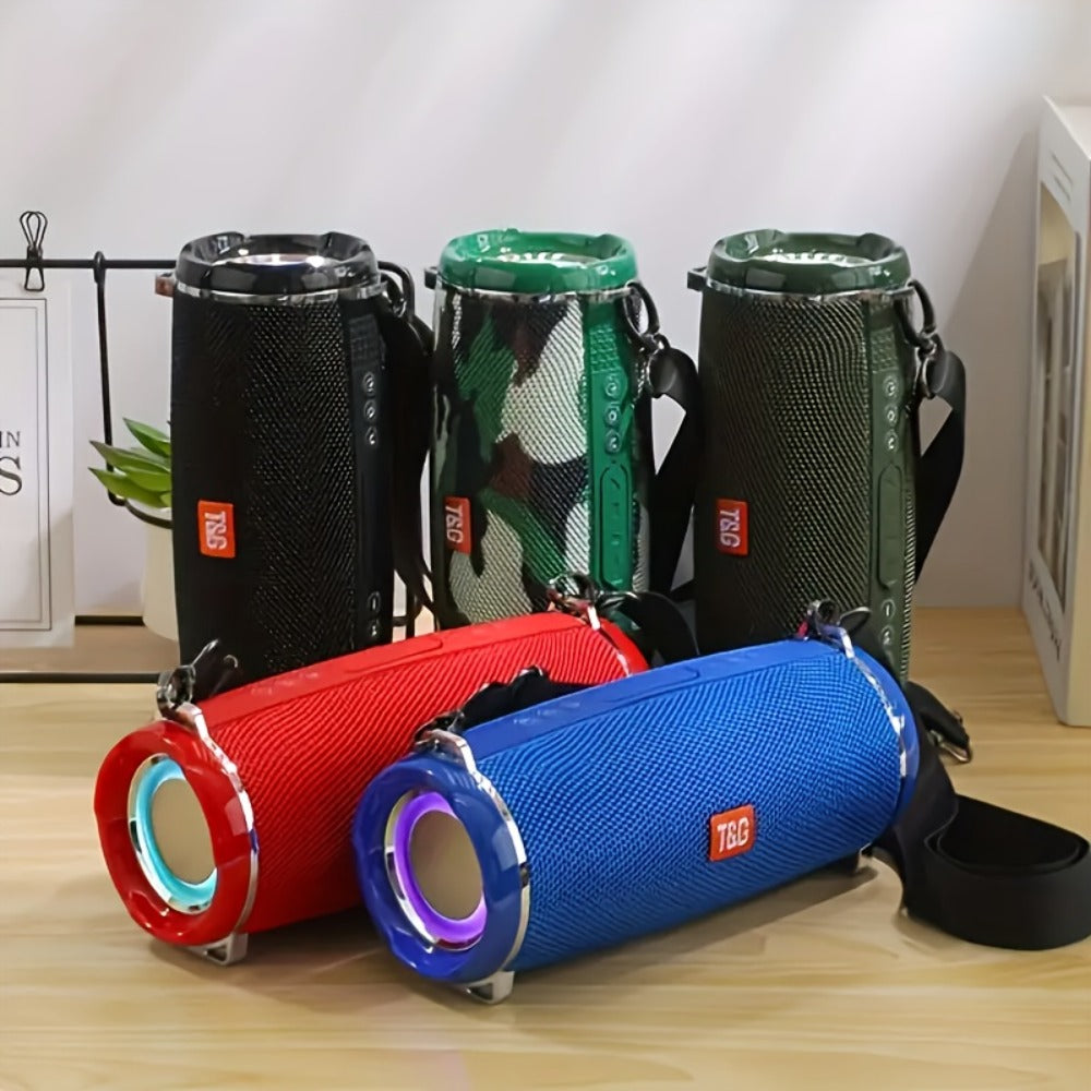 Bluetooth Speaker T&G TG192 with 2400mAh Battery, IPX4 Rating, RGB Breathing Light and Five Color Options