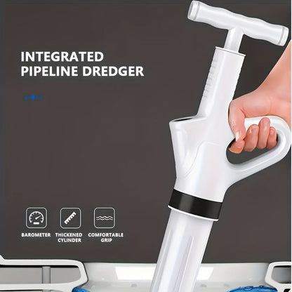 Drainage Spray Gun with Adjustable Pressure – Air Plunger Tool for Unclogging Toilets Sinks & Floor Drains