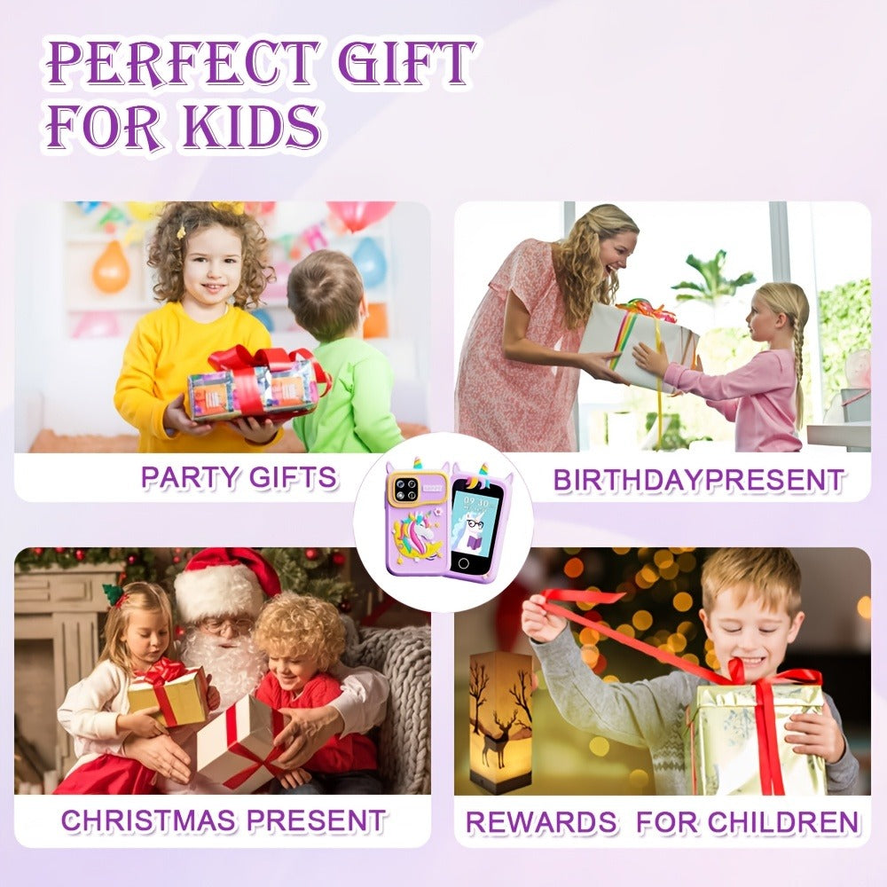 Kids Educational Smartphone Toy with 1080P HD Camera, 20 Mini-Games, Music, Stories & Habit Training