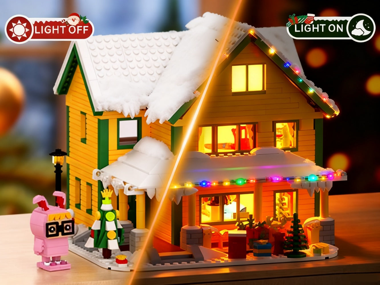 Christmas Story Building Blocks Set 1146 Pcs with the Listed Color, Size or Set Options for Everyday Use