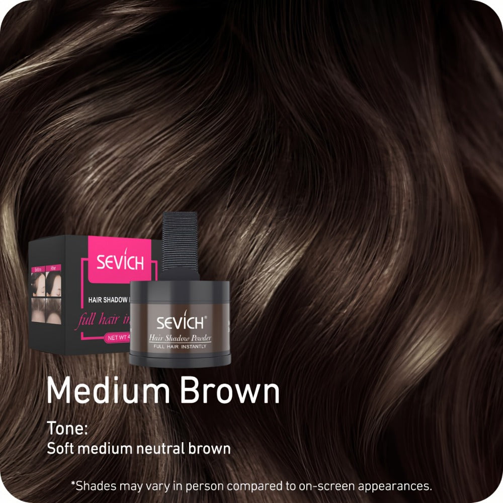Root Touch Up Hair Powder for Thinning Hair & Gray Roots – Instant Hairline Concealer Shadow Topper, Long-Lasting Resistant Formula