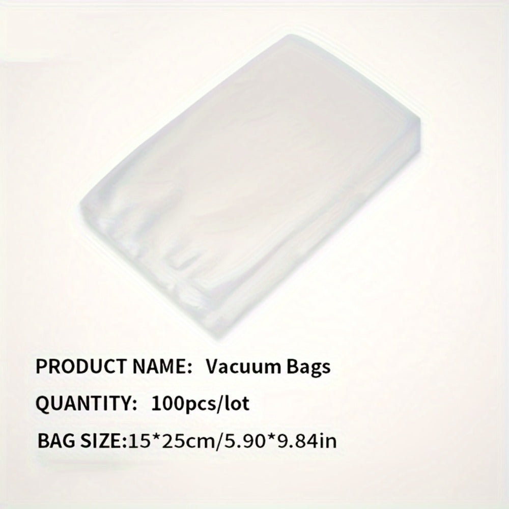 Micro Perforated Food Storage Bags 100 Pack - Breathable Ventilated Produce Bags for Fruits Vegetables Meat and Seafood