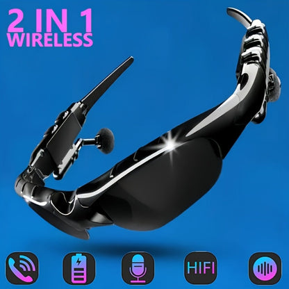 Audio Glasses 2-in-1 Wireless Headphone Sunglasses with Microphone for an Everyday Personal Care Routine