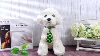 Dog Bow Tie Set 100pcs Adjustable Pet Collar Accessories Include 40 Dog Bowties 30 Neckties 30 Collar Flowers for Small Medium Dogs Cats