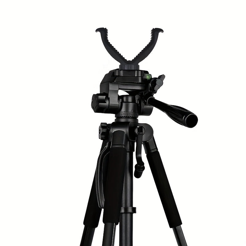 Adjustable V-Shape Shooting Tripod Stand 21-59 Inch, Heavy Duty Rifle Gun Rest Tripod for Outdoor Hunting Shooting Practice Photography