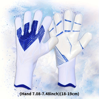 Silicone Grip Goalkeeper Gloves with Superior Traction – Available in 6 Colors & 5 Sizes, Professional Soccer & Rugby Goalie Gloves for Men