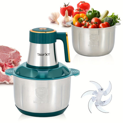 Electric Meat Grinder 5-Speed 6-Blade Food Chopper - 1.32 Gal Household Mincer for Meat Vegetables Garlic Puree Juice Noodles