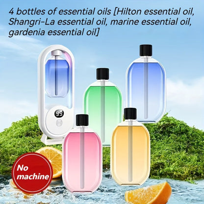Aromatherapy Diffuser with Essential Oils 2-in-1 Humidifier - Hotel Scent Home Fragrance Machine with Natural French Essential Oils