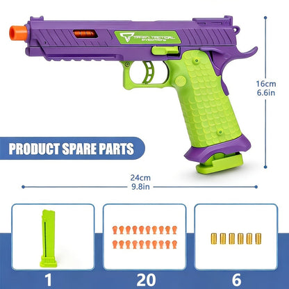 2011 Battle Master Semi-Auto Bullet Toy Gun with Shell Ejecting, 1 Magazine, 20 Simulation Bullets