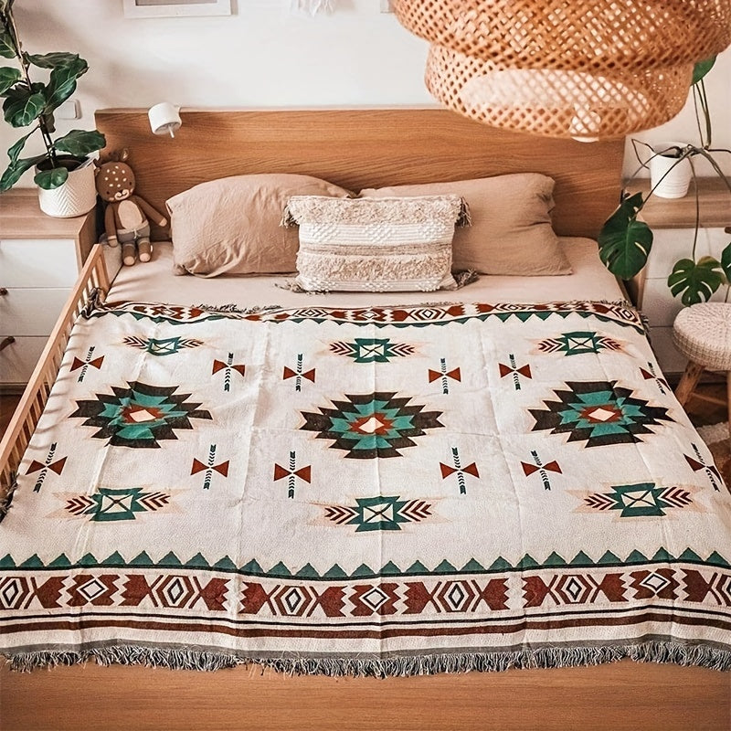 Picnic Blanket Bohemian | Camping Mat Tablecloth Sofa Blanket Indoor Outdoor Universal Carpet