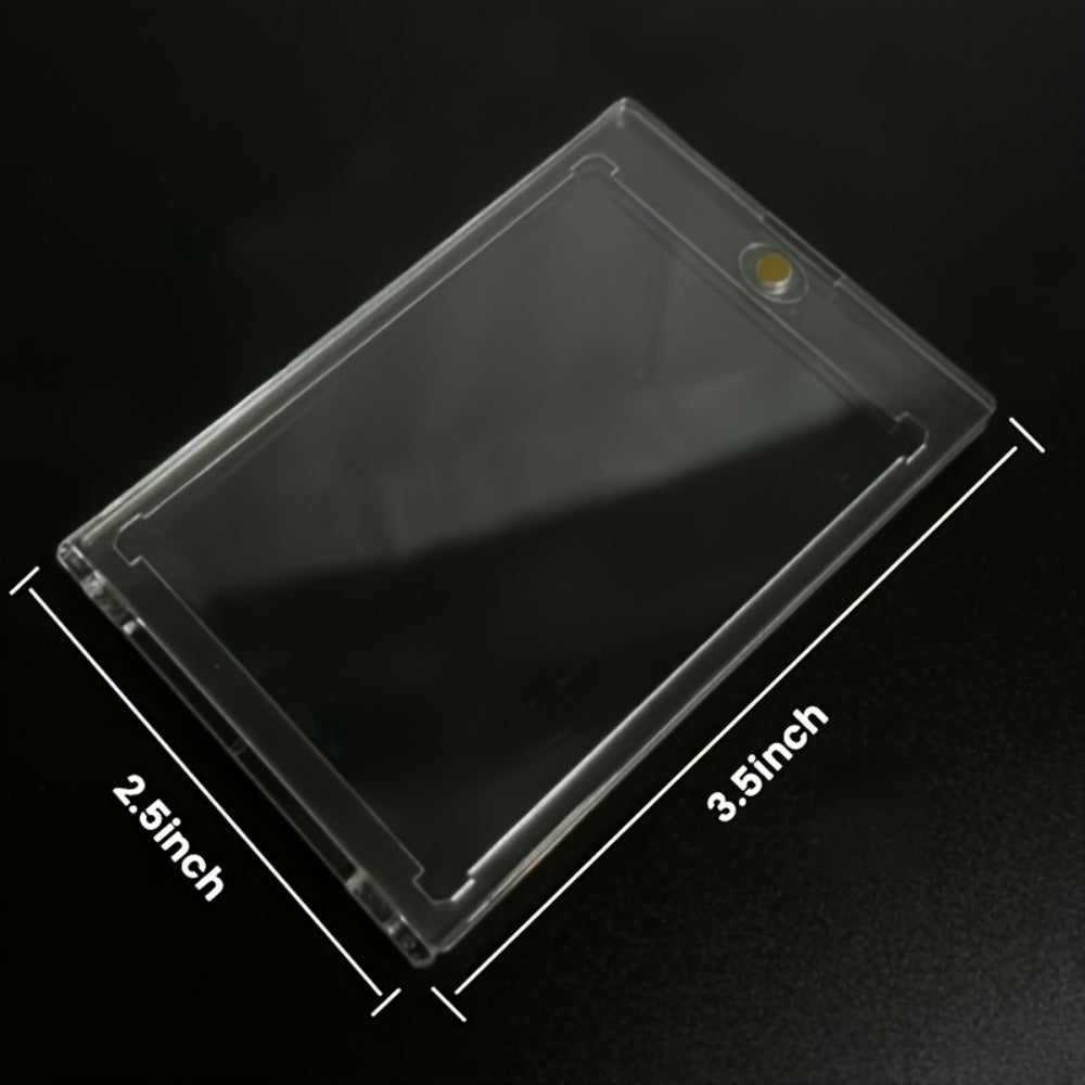 Magnetic Card Holders 35pt One-Touch Hard Case for Trading Cards – Sports Baseball Pokemon TCG Card Protector Sleeves Bulk Pack 5 30 60pcs