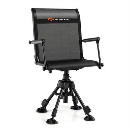 Outdoor and Hunting Chairs shown in the Black option