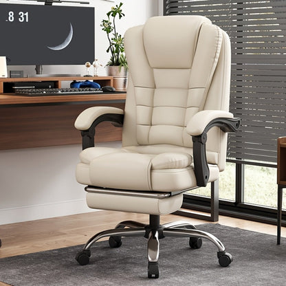 360° Rotating Reclining Office Chair with 360° Swivel and Carry Handle detail image - detail view 3