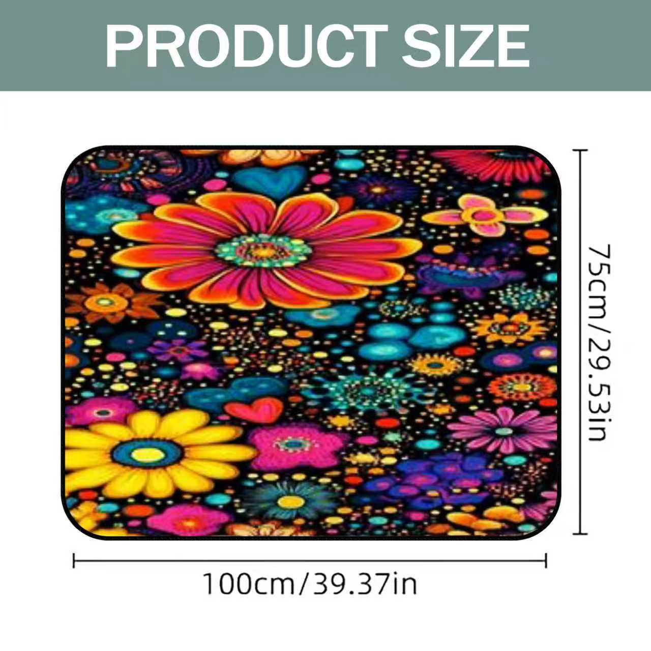 Car Trunk Mat Cargo Liner – Waterproof Non-Slip Trunk Floor Mat with Pattern Designs to Protect Vehicle Interior from Dirt