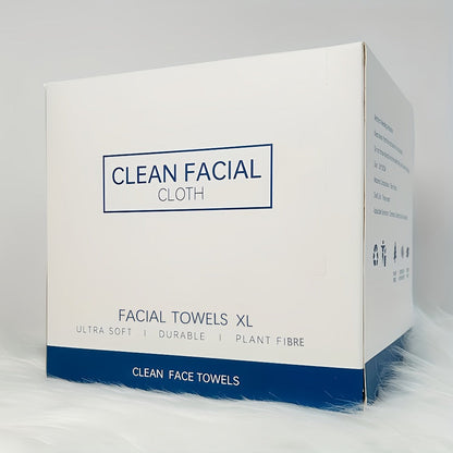 Disposable Facial Towels Ultra-Soft Thick Cleansing Wipes – Unscented Makeup Remover Face Cloths for All Skin Types 10.24x11.81in 50 or 150