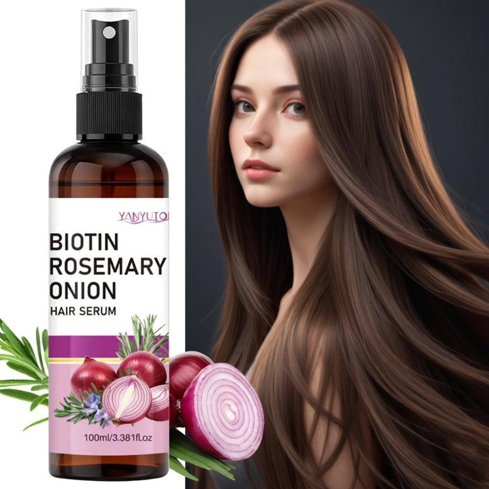 Biotin Rosemary Hair Growth Spray with Onion Extract for Bath Time, Home Spa and Personal Care