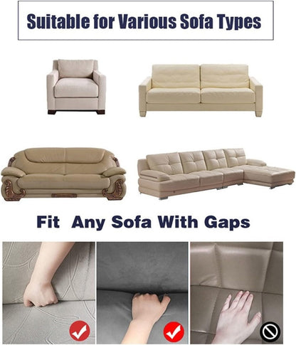 Sofa Cover High-Elasticity Seersucker Skirt Slipcover with Drawstring for 1 to 4-Seater Sofas in Eight Colors