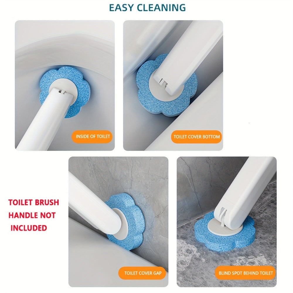 Disposable Toilet Brush Head Refills 18/36/54 Pcs, Replacement Heads for Toilet Bowl Cleaning Brush