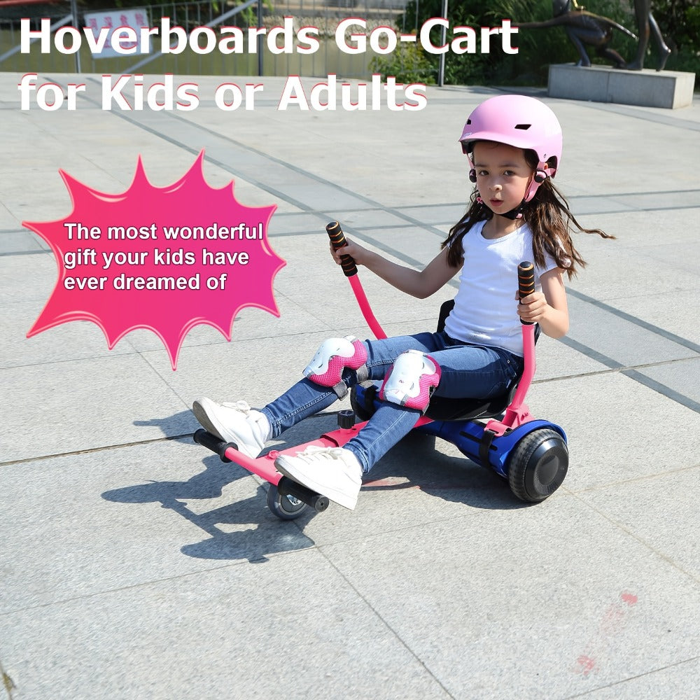 Hoverboard Go Kart Seat Attachment Buggy Conversion Kit 6.5-10 Inch with the Listed Color, Size or Set Options for Everyday Use