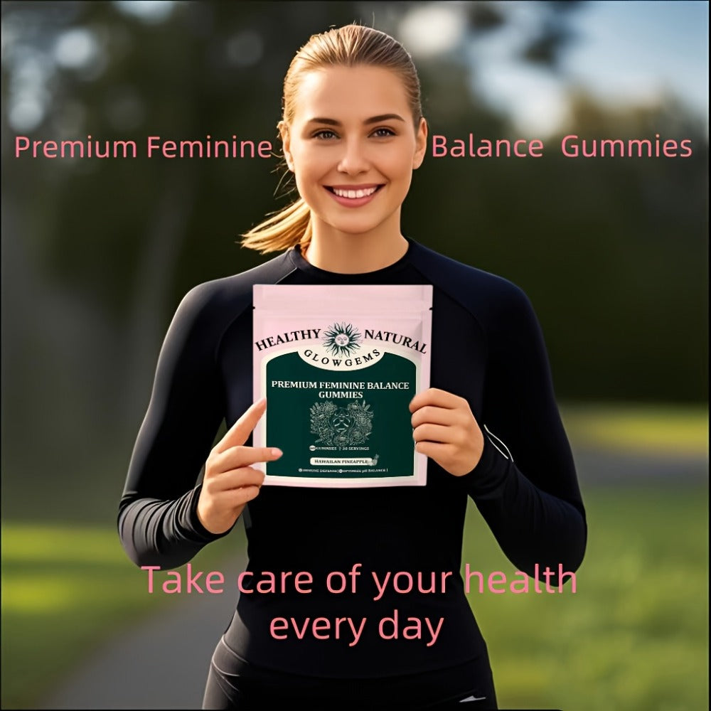 Feminine Balance Gummies with Probiotics for Women – Vaginal Health, pH Balance, Odor Control & Yeast Defense, Hawaiian Pineapple Flavor
